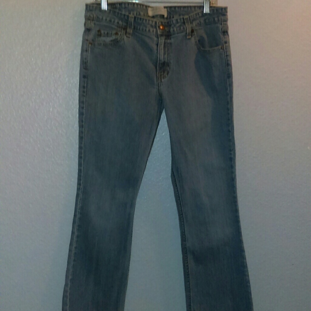 Levi's low-rise boot cut jeans